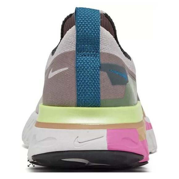 Nike React Size 8 Running Shoes Rainbow Color Womens Euc - Picture 7 of 10